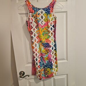 Lilly Pulitzer Fishing for Compliments Shift Dress Size 0